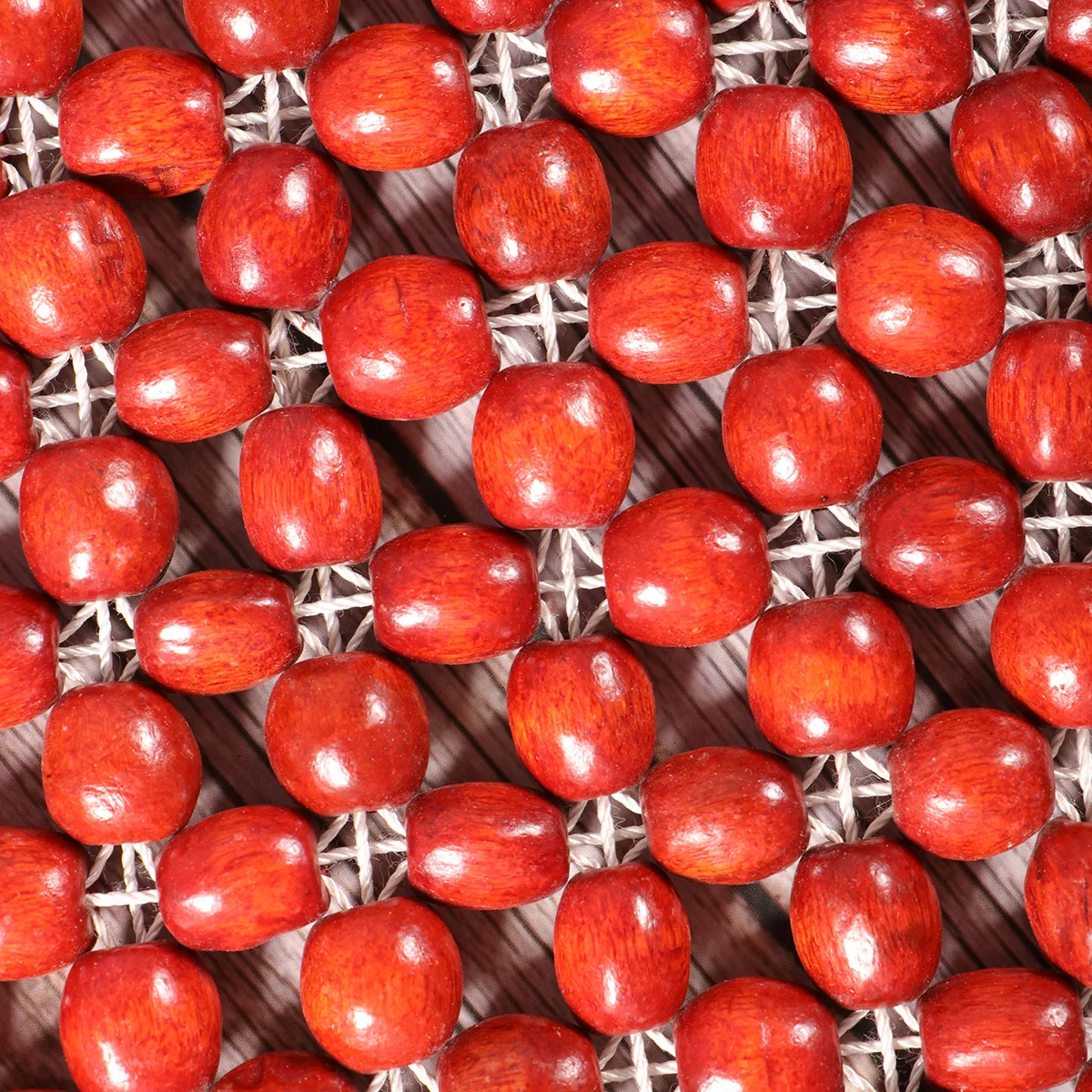 

45x45cm Automobiles Seat Covers Natural Wood Bead Car Seat Cushion Massage Breathable Cool Environmental Seat Mat For Car Office