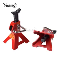 2pcs Metal 6 Ton /3 Ton Scale Jack Stands Height Adjustable Repairing Tool For 1/10 RC Crawler Truck Trx-4 Trx4 Axial SCX10 y321