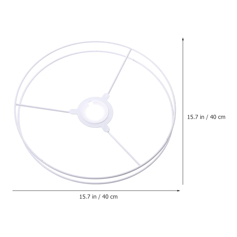 철 전등 갓 홀더 프레임 35CM 직경 빈티지 테이블 책상 샹들리에 전등 지원 랙 액세서리