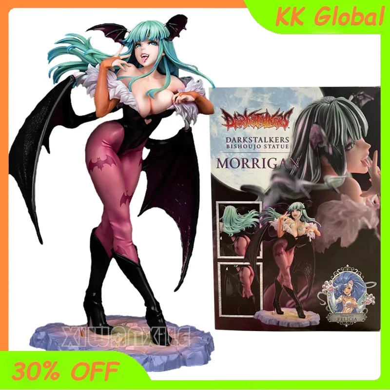 

20cm VAMPIRE SAVIOR Morrigan Aensland Figure Adults Toys Sexy Anime Action Figure Darkstalkers Collection Kawaii Model Doll Toys