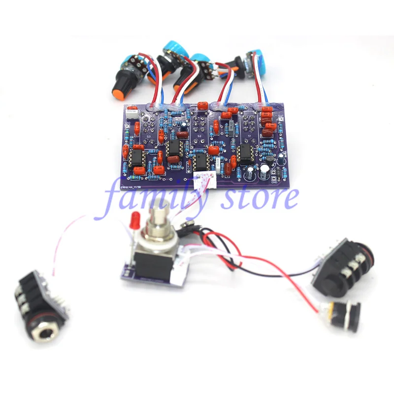 SansAmp manual effector, GT-2 replica electric guitar speaker simulation distortion single circuit board