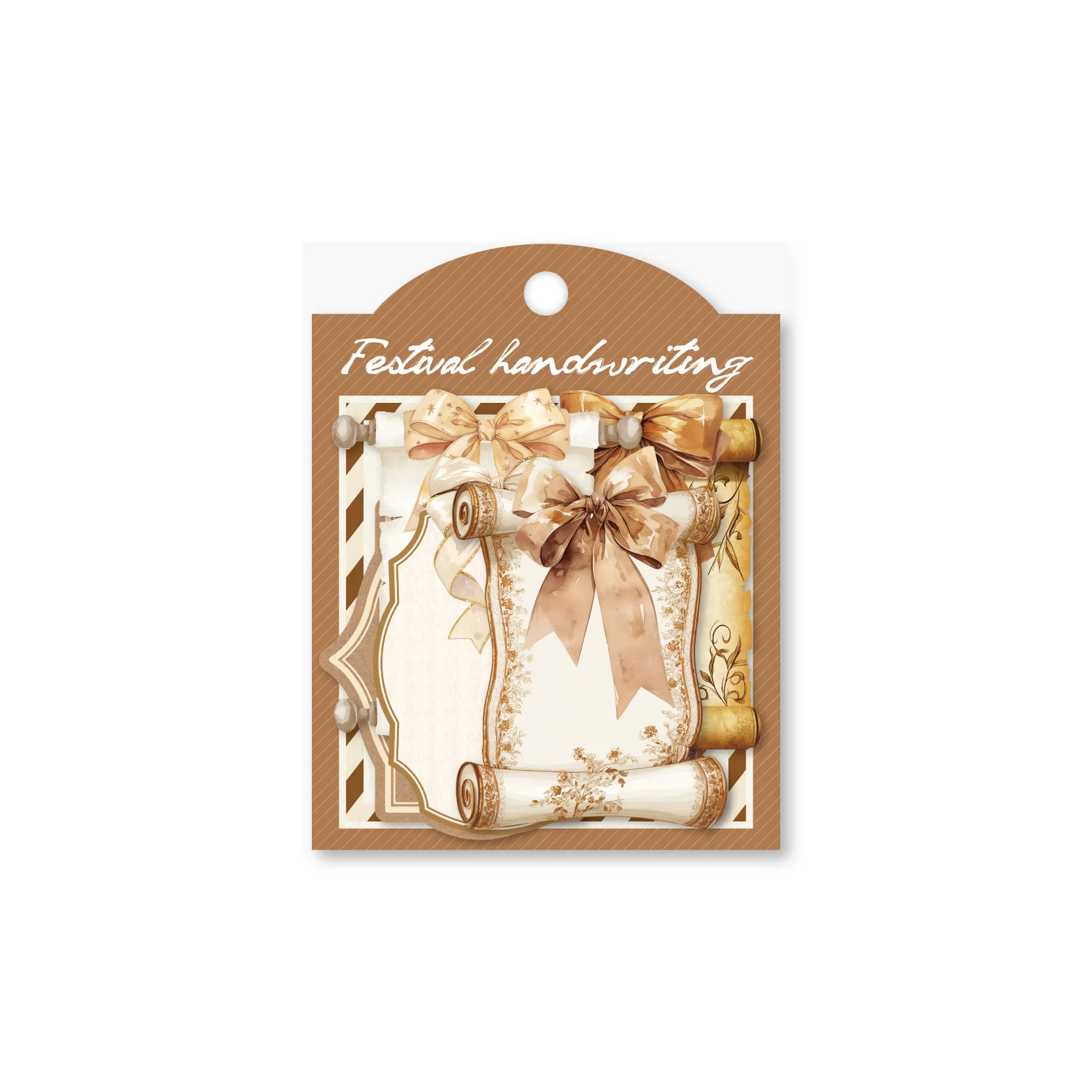 

24sets/lot Memo Pads Material Paper Festival handwriting Junk Journal Scrapbooking Cards Retro Background Decoration Paper