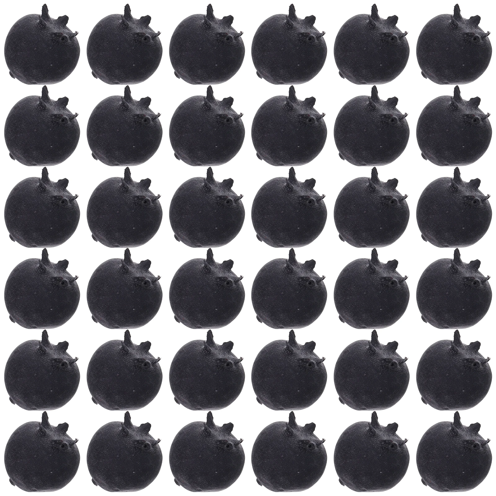 

50Pcs Lifelike Artificial Blueberries Simulation Decorative Blue Berries Props Photo Prop Kitchen Dining Fruit Shop Display