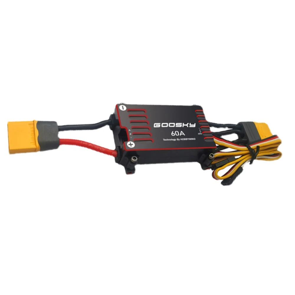 GOOSKY Hobbywing Full Metal Bicolor Collaboration ESC 6S 60A for Legend RS4 RC Helicopter