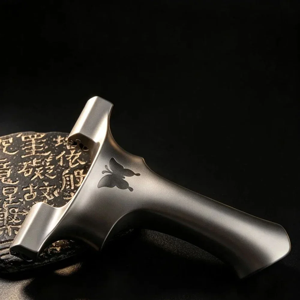 9025 Heavy-duty Dragon Tooth Stainless Steel Slingshot Outdoor Hunting Shooting Special Competition High-precision Shooting
