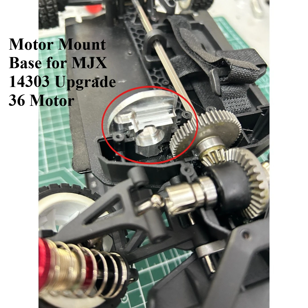 1/14 RC Racing Car 36 Size Motor Fixing Base Bracket Stable Mount Power Boost For MJX 14303 14209 14210 Racing Mod Parts