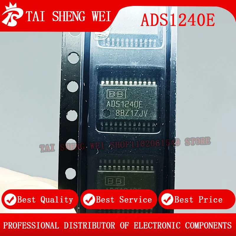 5PCS ADS1240E ADS1240 1240 SSOP24 Chipset