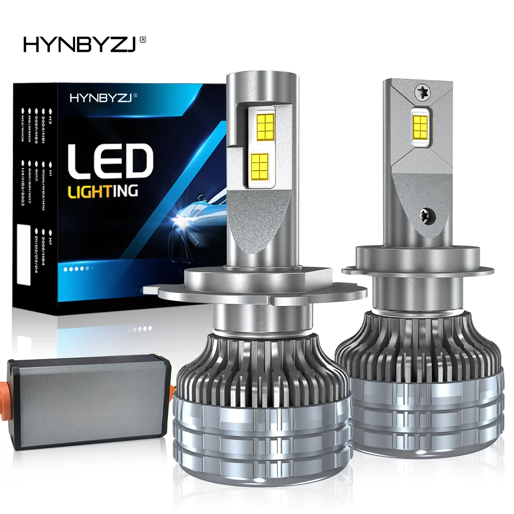 

HYNBYZJ 220W H7 H4 H11 LED Lights CANBUS Lamp 9005 HB3 9006 HB4 H8 H9 6000K Car LED Headlight Bulb 25000LM 12V 24V Auto Headlamp