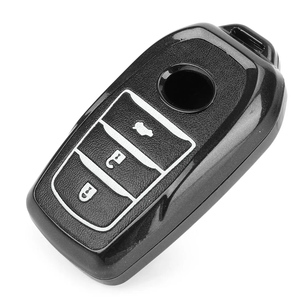 Car Remote Key Fob Case Key Shell Chain For Toyota Highlander RAV4 Corolla Prado Cruiser Levin Camry old Crown etc.