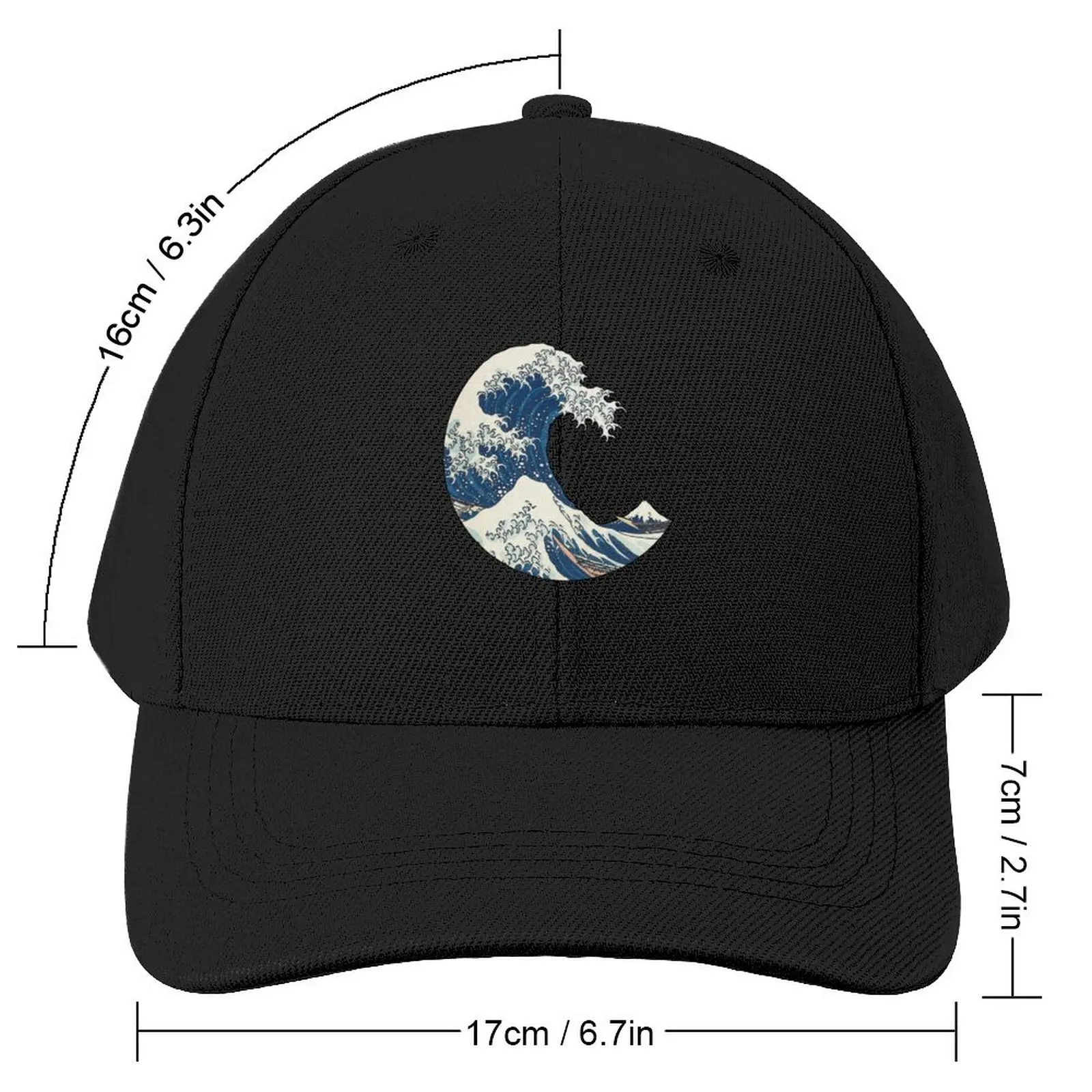 The Great Wave Off Kanagawa Baseball Cap Christmas Hat Dropshipping Trucker Hats For Men Women's