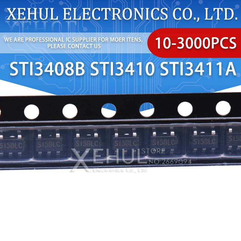 10PCS /100PCS /500PCS /3000PCS STI3411A  TI3411 I3411 3411 STI3408B 3408 S10BLL STI3410 3410 S12BBA Step-down DC/DC chip SOT23-6