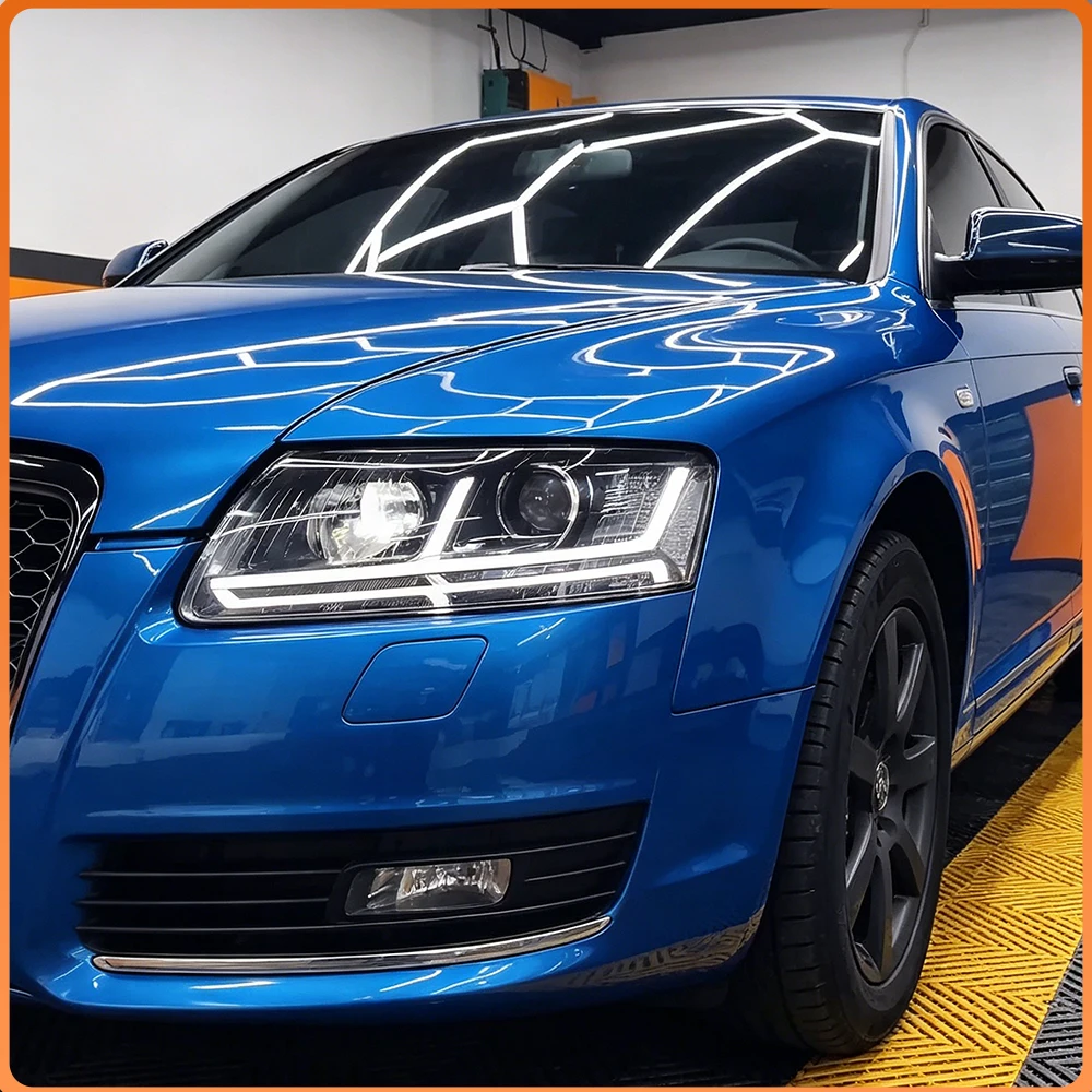 LED Headlamps for Audi A6 C6 2005-2011 High Quality Car Front lamps Assembly Projector Lens Dynamic Turn Signal Auto Accessories