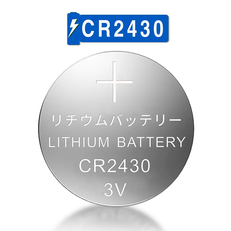 Super Power CR2430 Lithium Button Battery for Watch Electronic Scales Calculadoras CR 2430 DL2430 BR2430 385mAh Coin Cell Toy