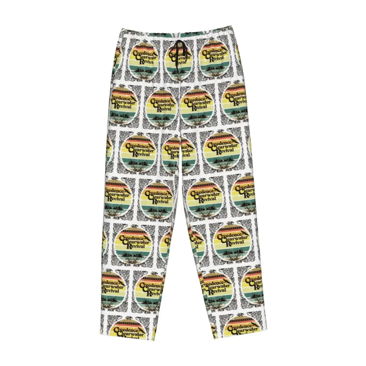 Custom Creedence Clearwater Revival Riverboats Women Pajama Pants Lounge Sleep Sleepwear Bottoms with Pockets