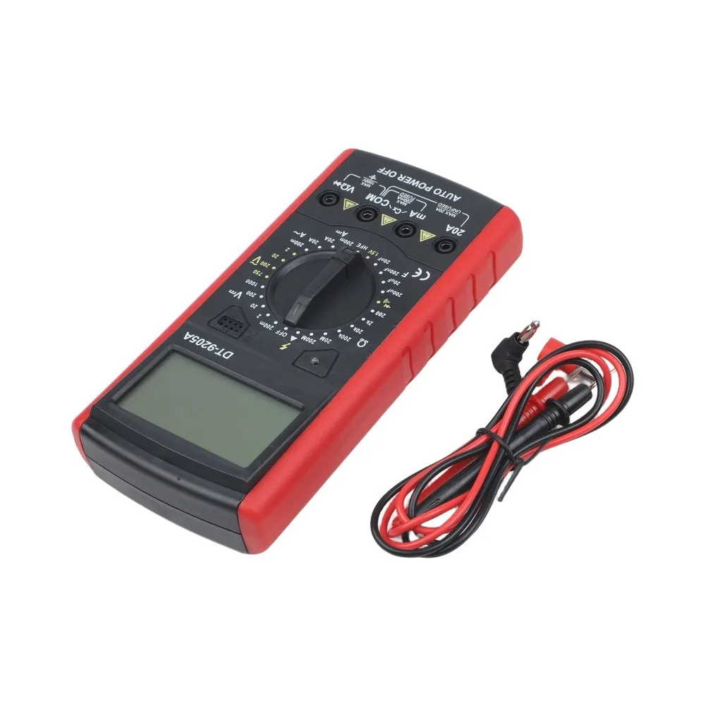 For Electronics Troubleshooting 1000V CAT III Voltage Tester for auto Ranging Multimeter With Lcd Capacitance Measurement