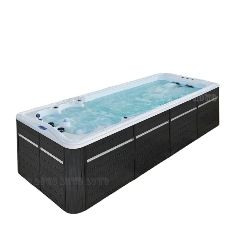 Spa Swim Pool 5.8m 7m and 8m Training  Hot Tube Outdoor Endless Pool Yacuzzi Hydromassage Bathtubs Water Circulatory System