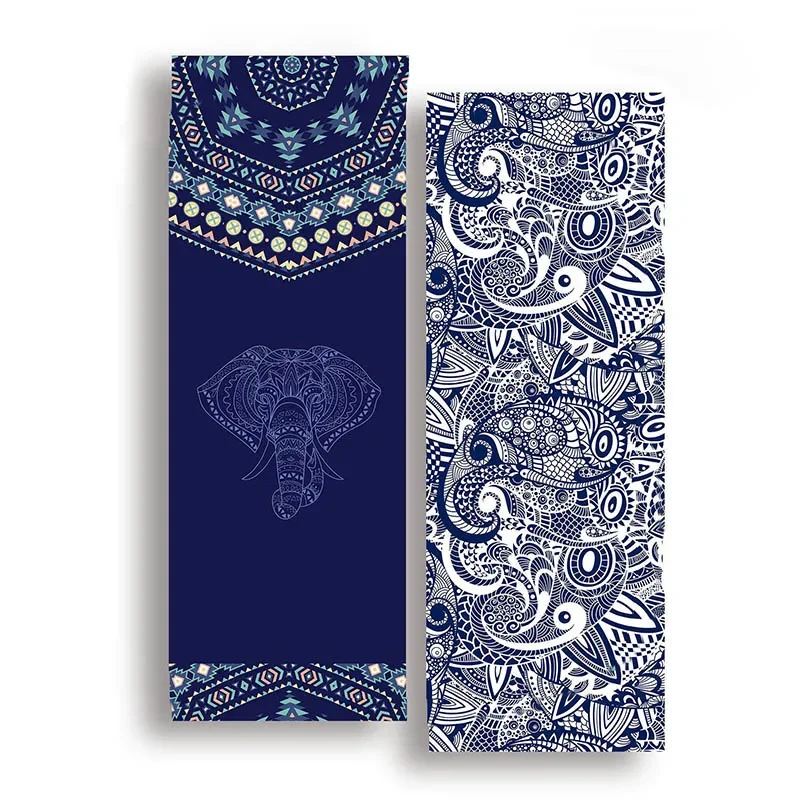 185*63cm Double Sided Yoga Towel Non-slip Portable Travel Yoga Mat Towel Pilates Cover Fitness Yoga Blanket