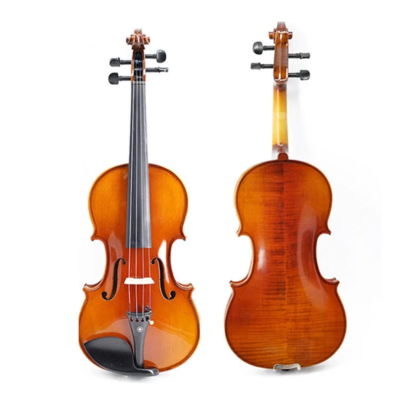 Handmade Student Grade Patterned Maple 4/4 Sturdy Violins
