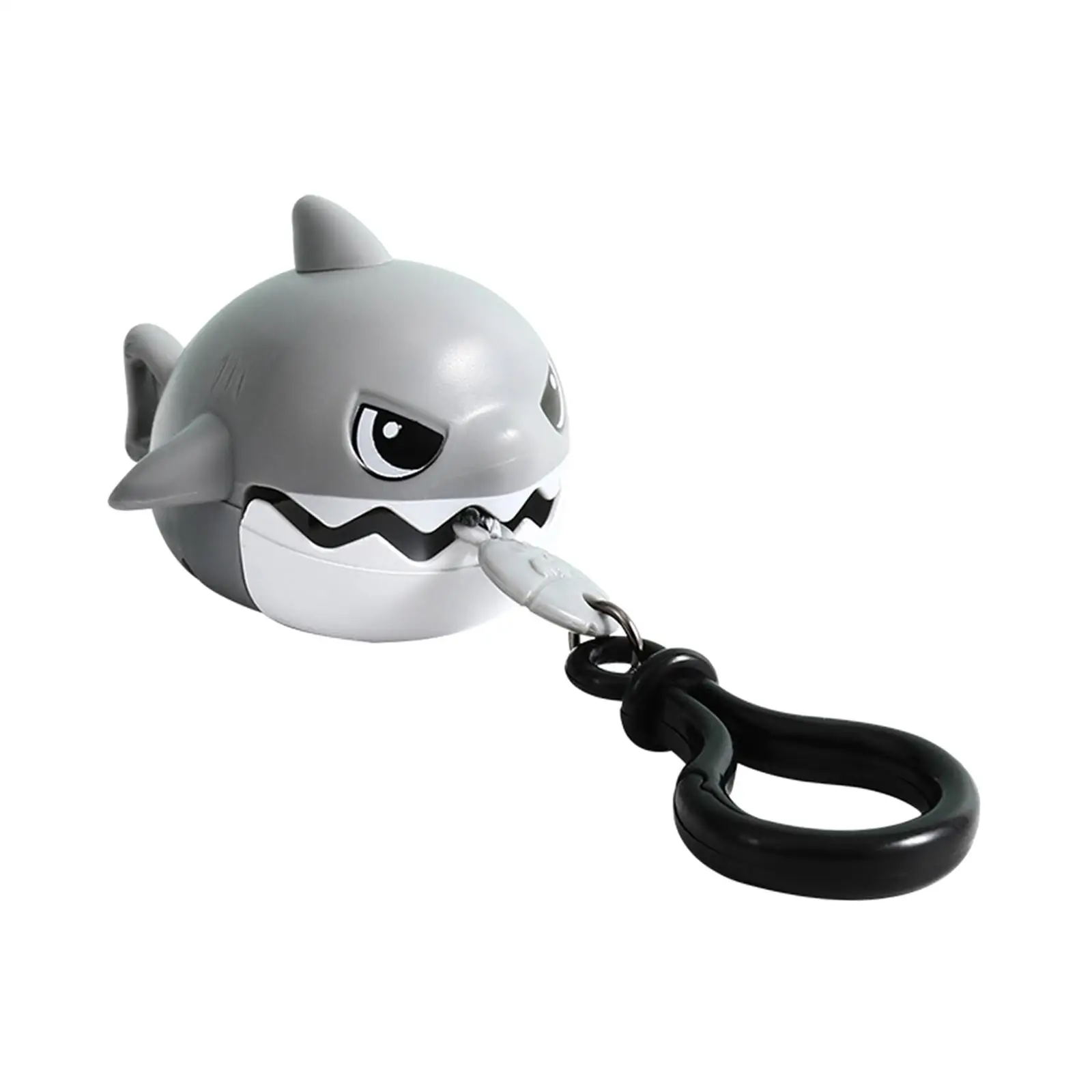 Creatieve haai cartoon tas sleutelhanger plastic sleutelhanger dier charme pluche mini sleutelhanger voor portemonnee