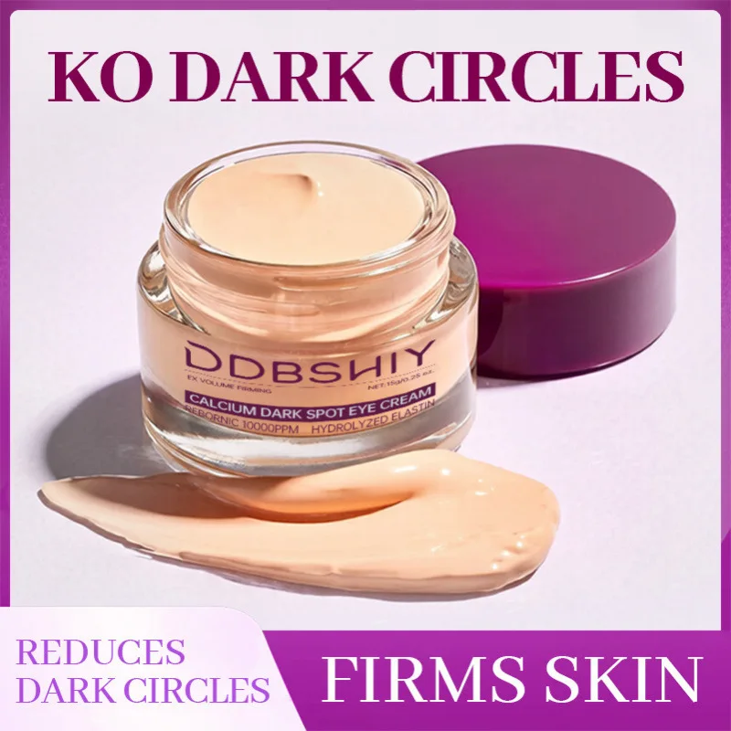 Calcium Peptide Eye Cream for Dark Circles & Fine Lines – Brightens & Smooths Eye Area, Non-Greasy, for All Skin Types