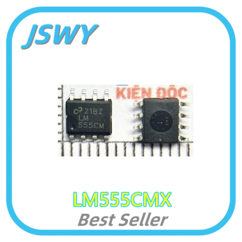 (10/50pcs) LM555CMX LM555 SOP-8 Timer Oscillator Chip Brand New Authentic Electronics Bestselling Item Fast Shipping