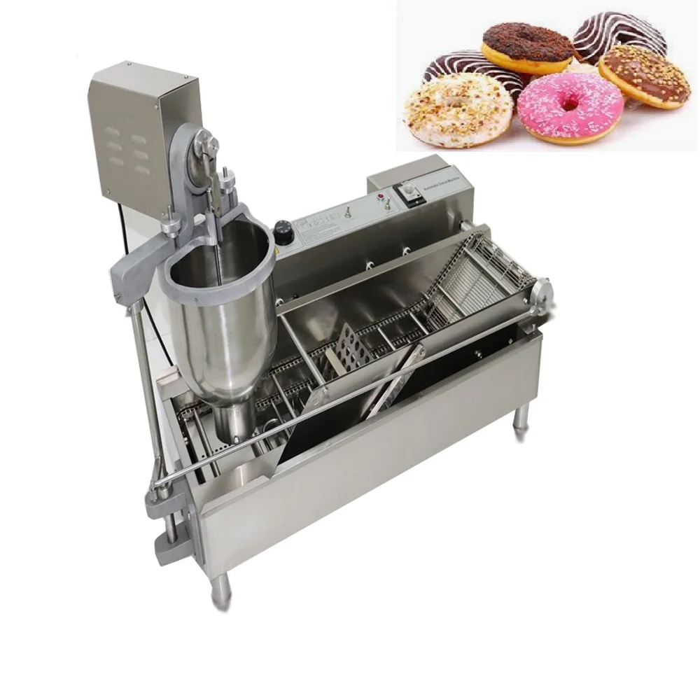 

Коммерческая автоматическая машина для производства пончиков на продажу, высокоэффективное оборудование для производства пончиков