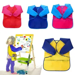 Portable Feeding Eating DIY Craft Paint Drawing Clothes Baking Tool Smock Art Accessory Painting Apron Kids Bib