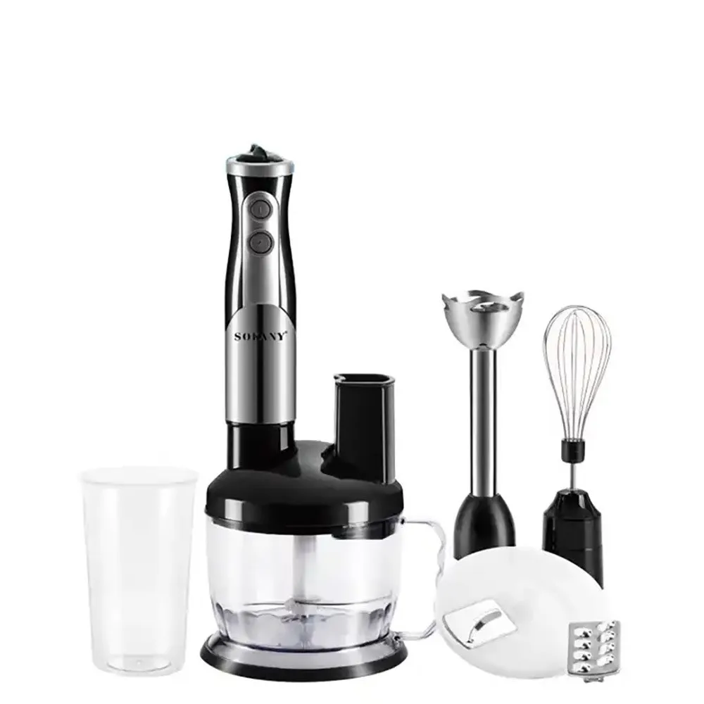 Electric Hand Blender 8 in 1 Food Mixer 700W With Meat Grinder Egg Beater Food Processor