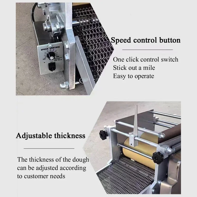 Automatic Corn Flour Tortilla Machine Pancake Bread Making Spring Roll Dumpling Wrapper Maker