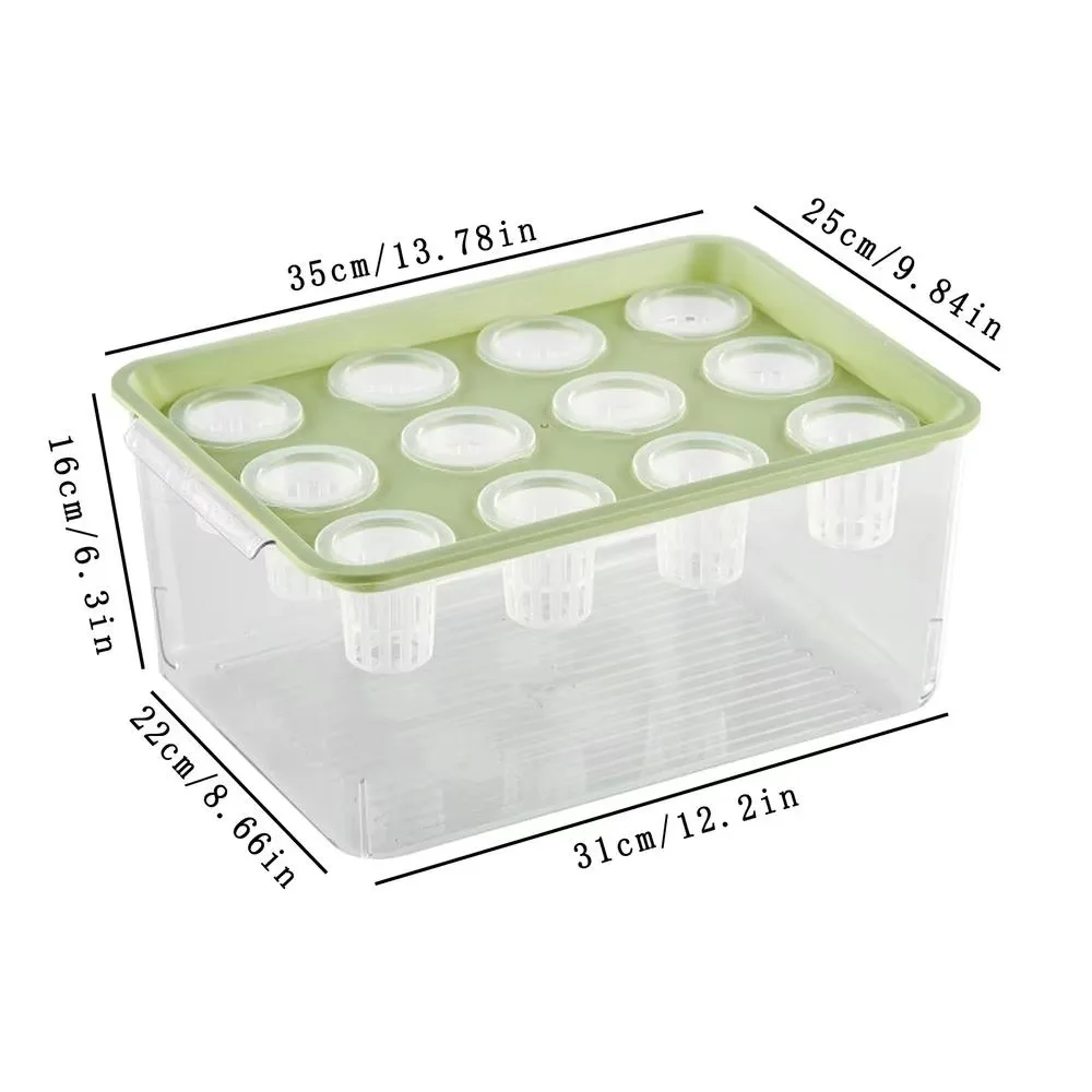 Transparent Hydroponic Grow Fish Tank Soilless Cultivation Healthy Environment Planting Container Self-Cleaning