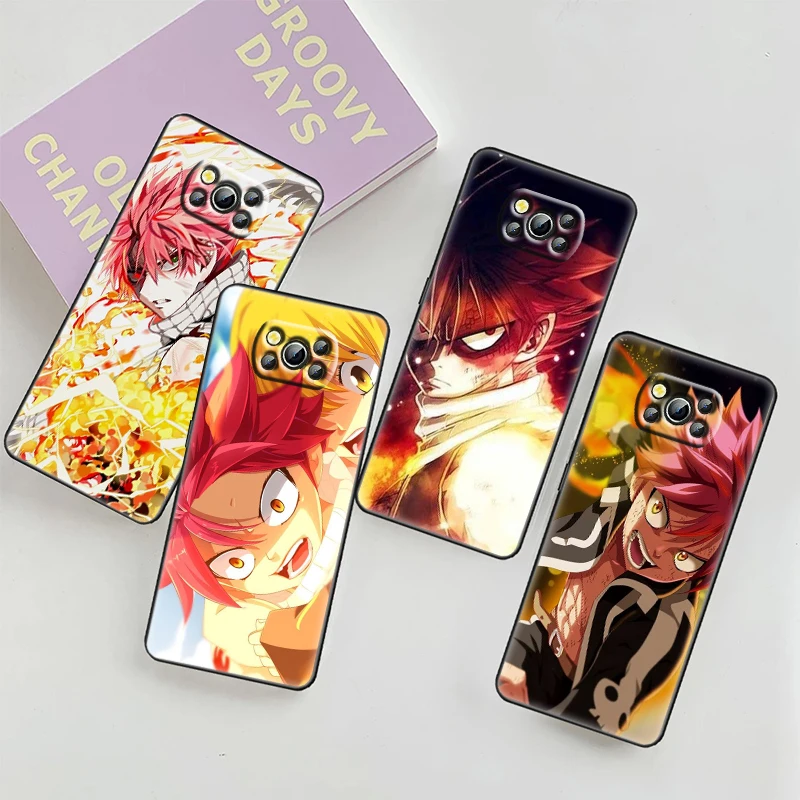 Чехол для телефона с аниме мангой и хвостом Феи для Xiaomi Mi Poco X4 X3 NFC F4 F3 GT M5 M4 M3 M2 X2 F2 F1 Pro C3