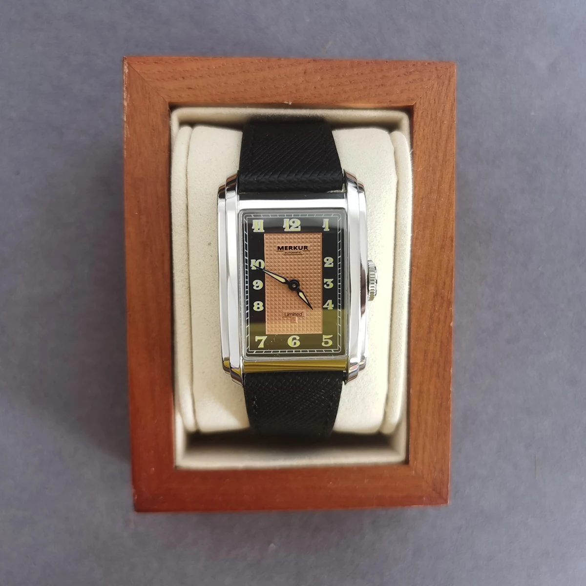 بيير بولين ساعة أوتوماتيكية للرجال مستطيل 30 مللي متر * 43 مللي متر ساعة يد ميكانيكية كلاسيكية 50 متر مقاومة للماء زجاج الياقوت NH05 #5