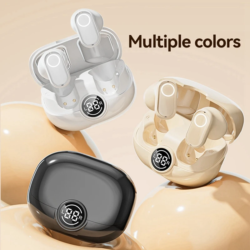 M89 Smart Translator Headset 144-Language AI Translation Earbuds Wireless on-Ear Translator Device Black-A13G