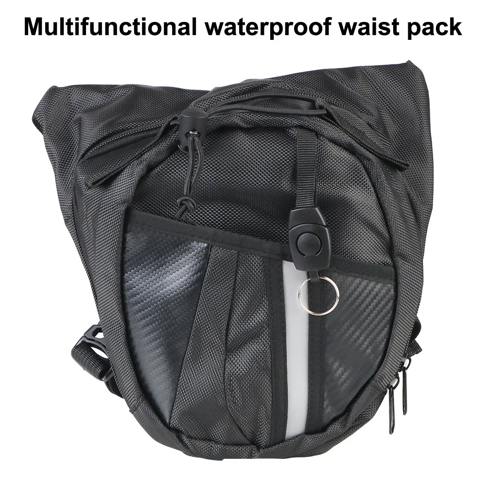 Outdoor Bike Man Adjustable Leg Bag Package Waist Pack Men Fanny Thigh Canvas Belt Waterproof Moto Bag Motorcycle Bag