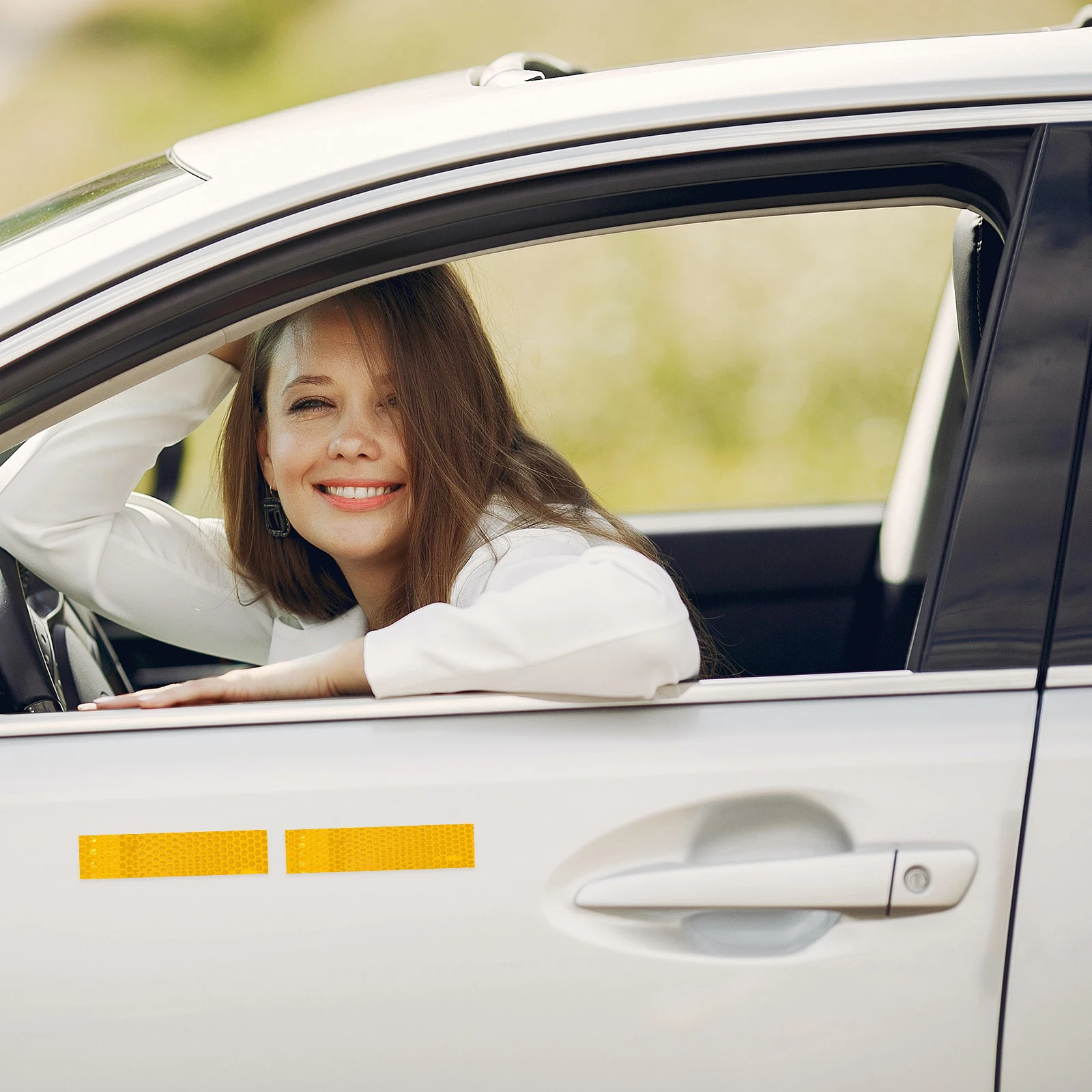 Luminous Reflective Waterproof Safety Warning For Vehicles Road Markings Home Security Fluorescent Warning Tape Emergency