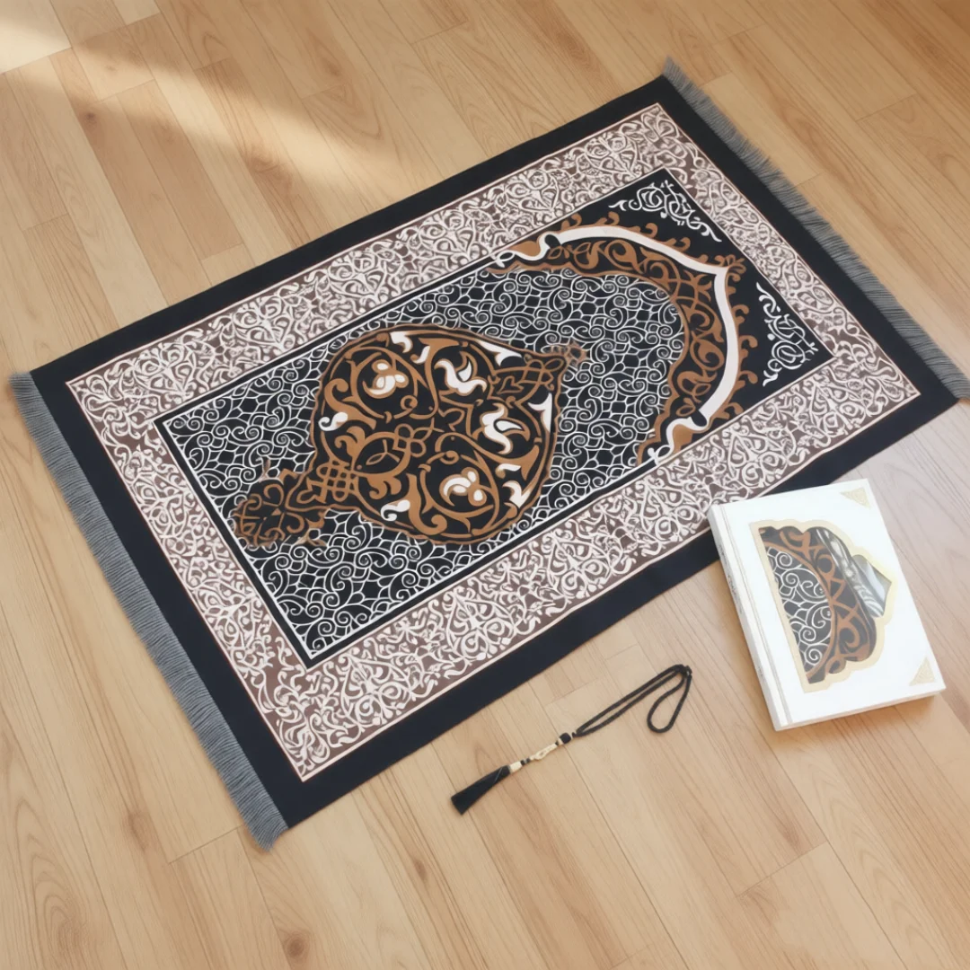 Muslim Prayer Rug with Tasbih - Camping Outdoor Or Indoor review and price