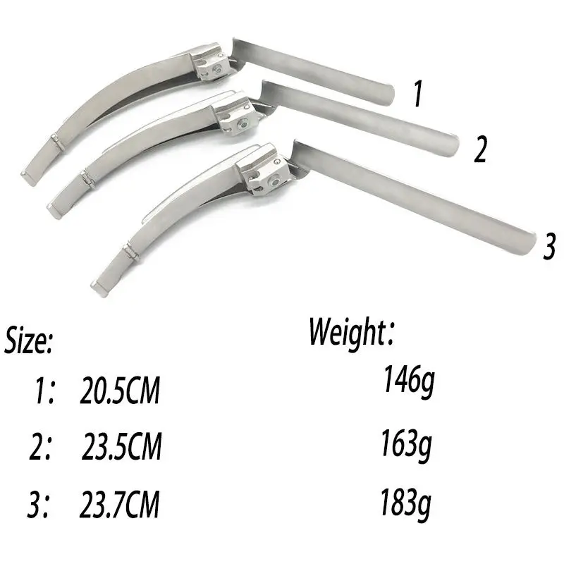 Anesthesia elbow laryngoscopy medical adult emergency laryngoscope difficult fiberoptic laryngoscope