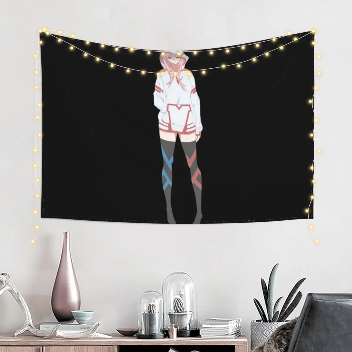 

Zero Two Darling Tapestry On The Wall Decoration Pictures Room Wall Room Decor Cute Tapestry