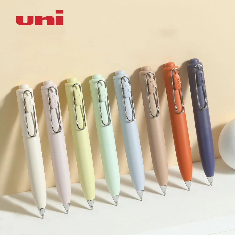 Uni Cute Mini Gel Pen, Uniball UMN-SP Chubby Colored Pen Holder Thick Black Ink Pocket Pen Quick Dry Waterproof School Supplies