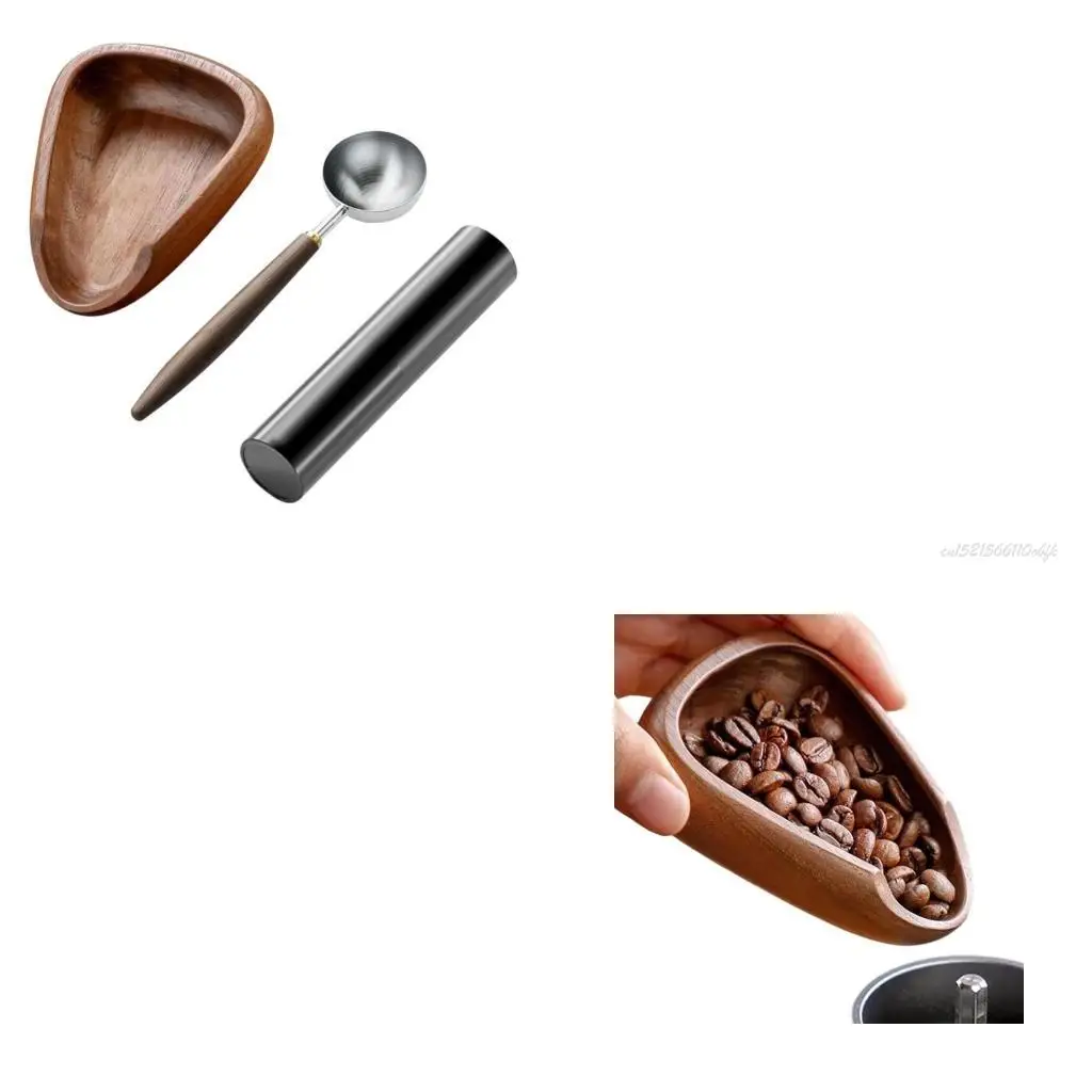 27RB Commercial Coffee Weighing Tray Metal Coffee Scale Measuring Spoon Retro Design
