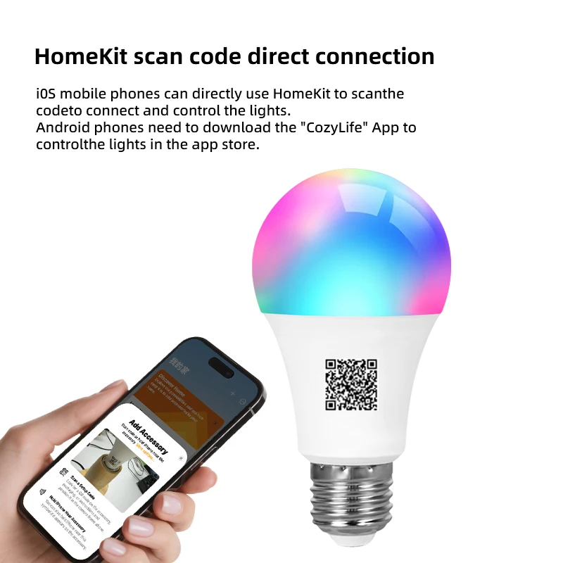 MFI معتمد Homekit WiFi الذكية LED ضوء لمبة GU10 E14 E27 RGB مصباح سيري التحكم الصوتي Homekit أليكسا جوجل المنزل يعتم