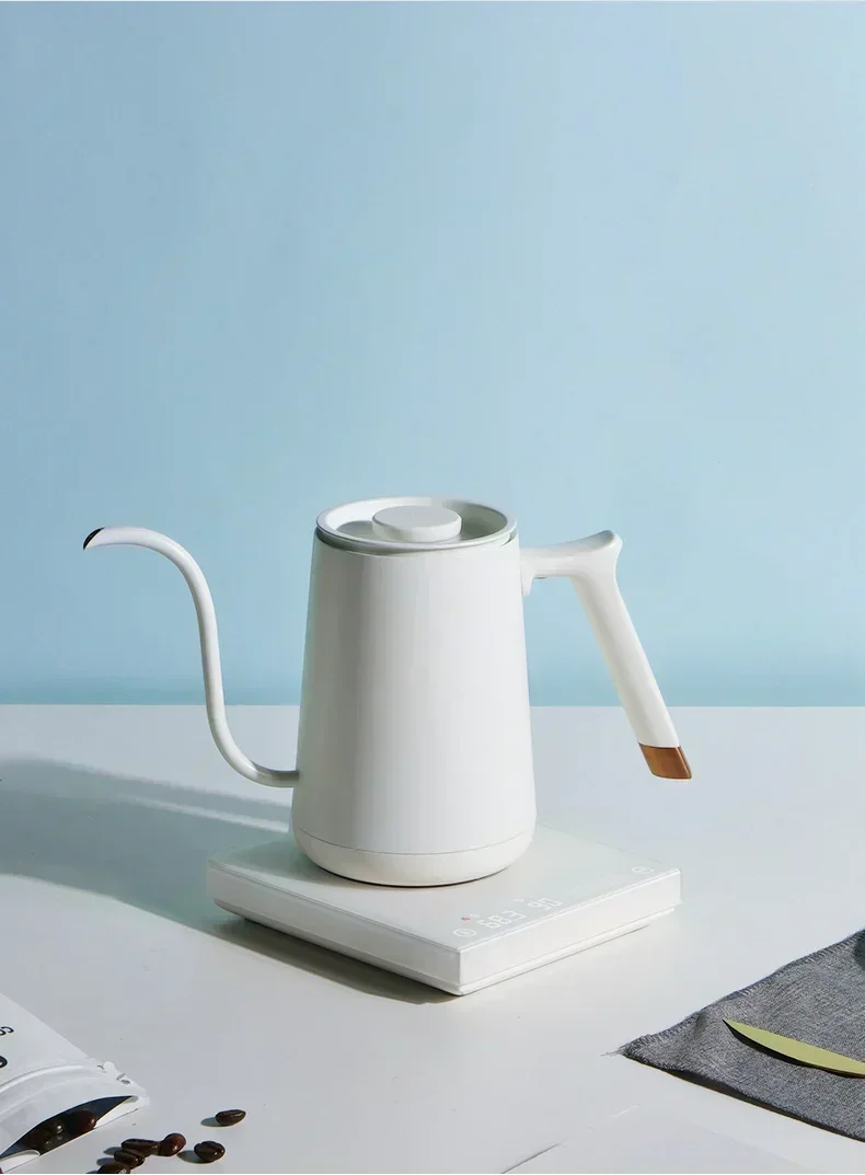 Timemore Fish Smart Electric Pour Over Kettle 600ml 220v  Fine Mouth Temperature Control Customize Hand Brew Coffee Pot Gift