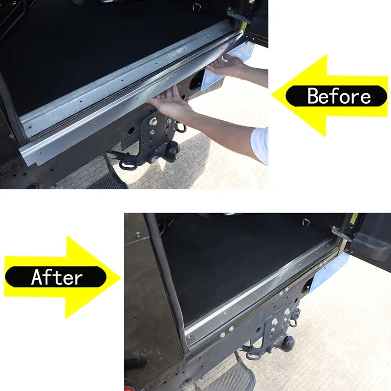 

Для Land Rover Defender защита края задней двери, защита двери багажника чемодана, автозапчасти, замена модели 2004-2018