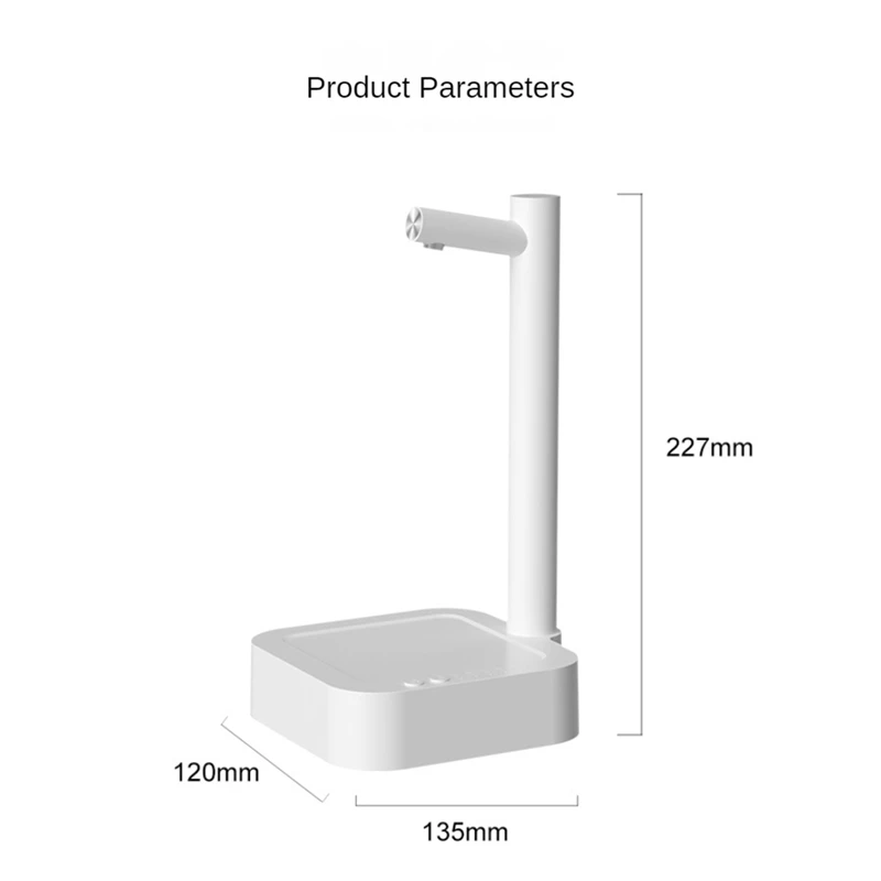 Water Dispenser Intelligent 6 Levels Water Dispenser For 5 Gallon Bottle&Universal Bottles Portable Desktop Water Pump Durable A