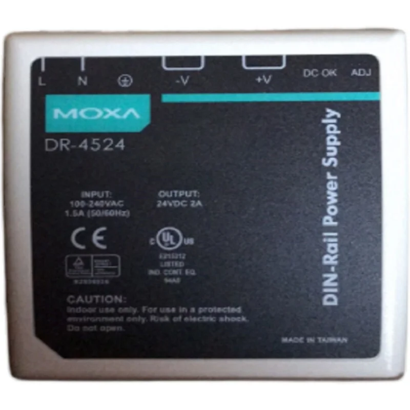 Mosa MOXA DR-4524 24VDC Industrial Power Supply Is Suitable for Rail Type Products 48 W