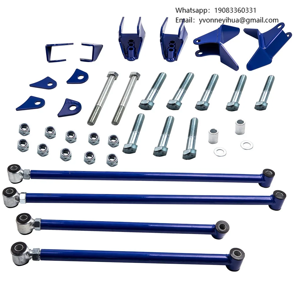 

MaXpeedingrods Triangulated 4 Link Kit Suspension for Chevrolet S10 Base Standard 1994-2004