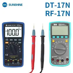 SUNSHINE dt 17n multimetr zakres wyświetlacz lcd multimetr automatyczny multimetr cyfrowy to 35/6 automatyczny przyrząd cyfrowy narzędzie testowe