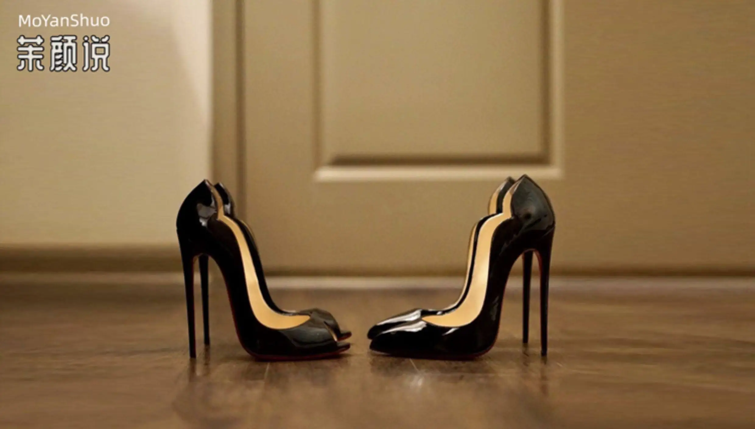 New Spring 12cm Socialite Super High Heels Black Classic Versatile Patent Leather Fine Heel Professional Plus Size Single Shoes