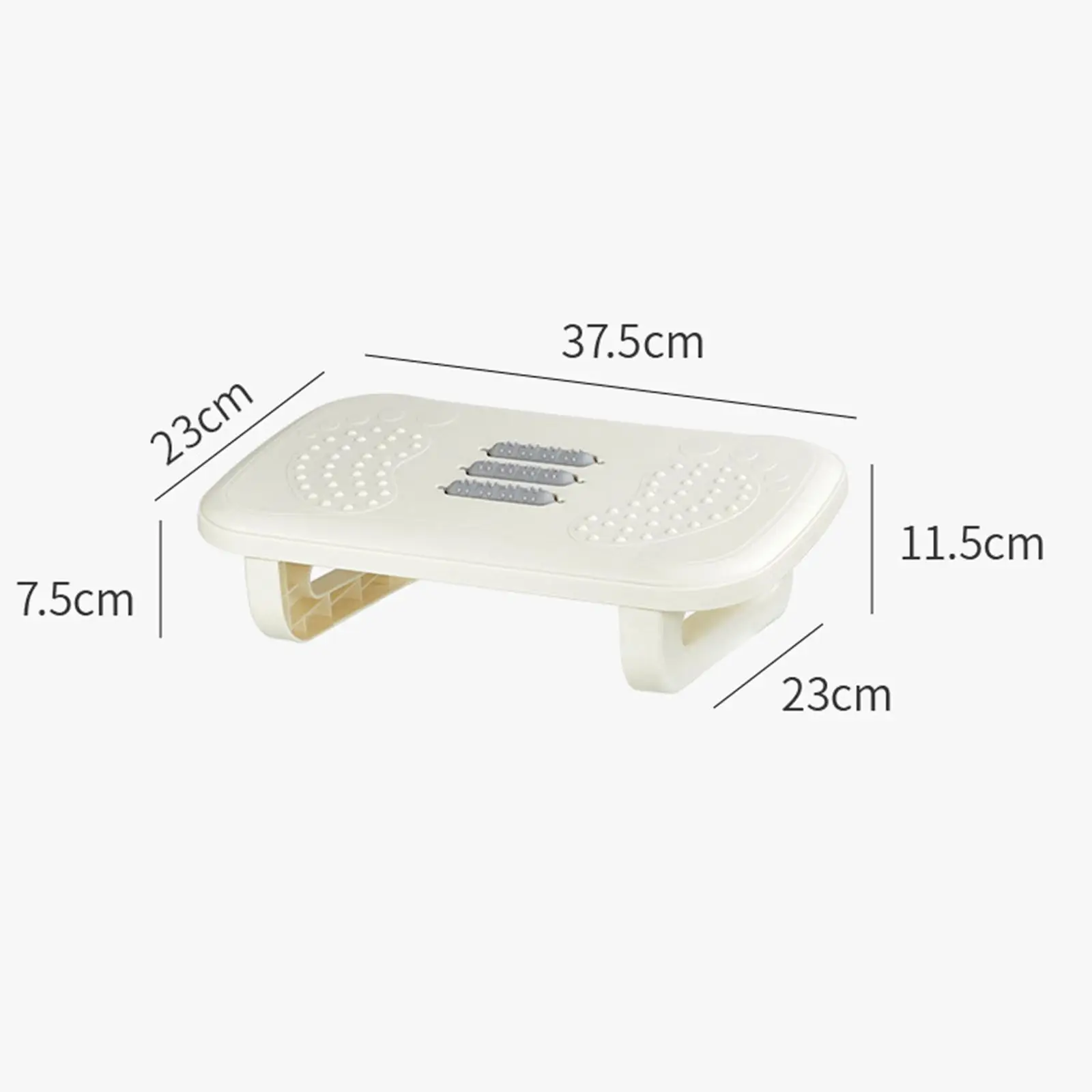 Foot Support Leg Rest for Under Desk with Massage Surface for Computer Desk Work Gaming Study
