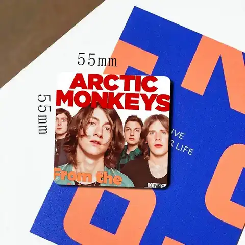Band ARCTIC MONKEYS Kylskåpsmagneter Kylskåpsmagneter Kreativa Dekorativa Anteckningsblock Whiteboard/Hem 10 best sales Arctic Monkeys-klistermärken - №8
